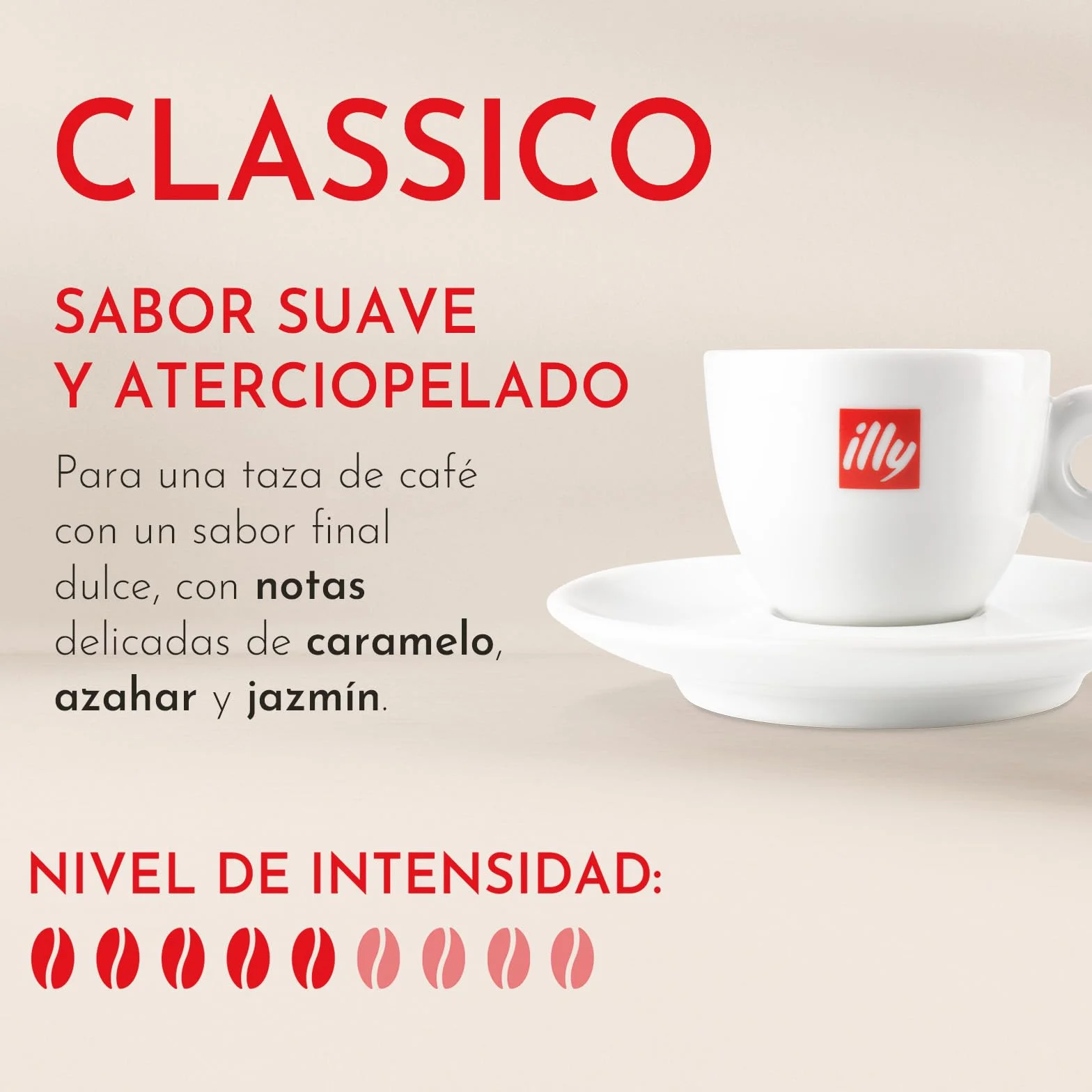 illy CLASSICO Café en Grano 100% Arábica 500g