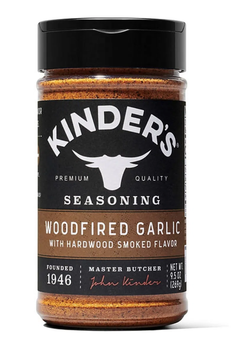 KINDER'S Frote de ajo leñado (9.5 oz), marrón