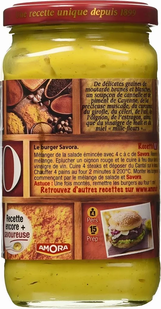 Amora Savora - Mostaza Dijon 385 gr x 2 uds - Pack Promoo