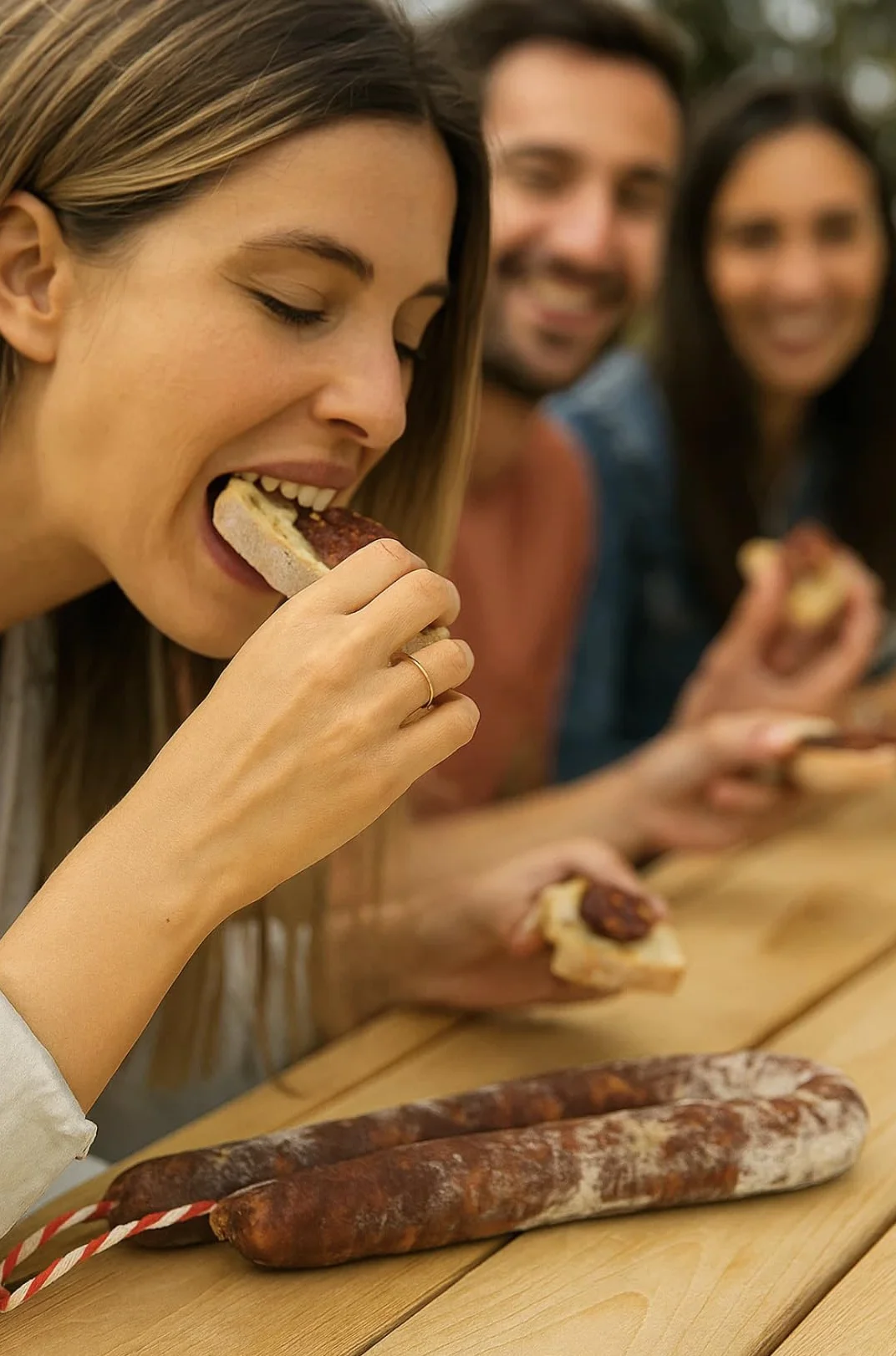 Chorizo dulce de Zamora 500 grs. Chorizo Sarta dulce natural artesano