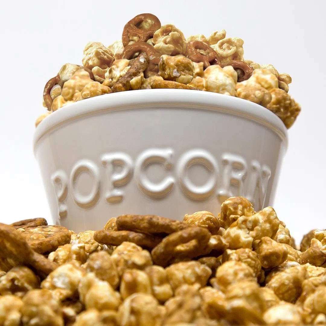Popcorn Palomitas de maíz saladas con caramelo salado, Alemania Storck Original Popcorn - Palomitas de maíz crujientes recubiertas de caramelo y crema salado - 1 x 140 g - compatible con Werther
