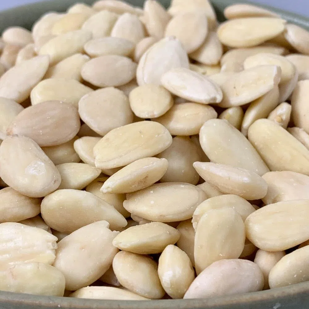 NULTHY 500g - Almendra Sin Piel Natural BIO, Almendra Repelada Ecológica, Origen España, Vegano