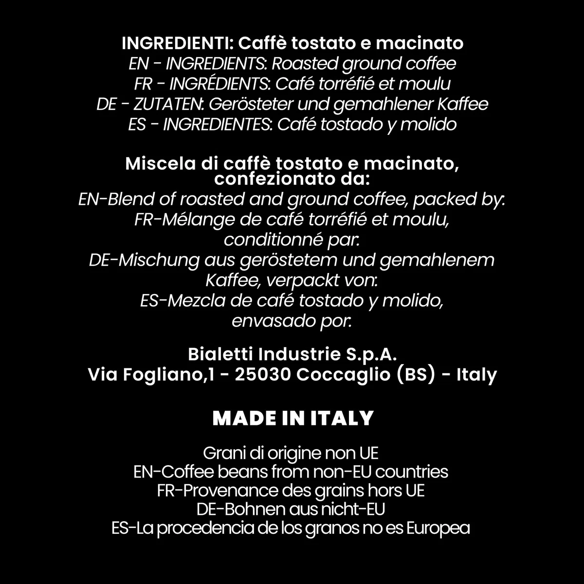 Bialetti Café molido Stranger Things – Lata + bolsa 250 g, mezcla Hawkins 50% Arábica 50% Robusta, edición coleccionista con diseño de la serie