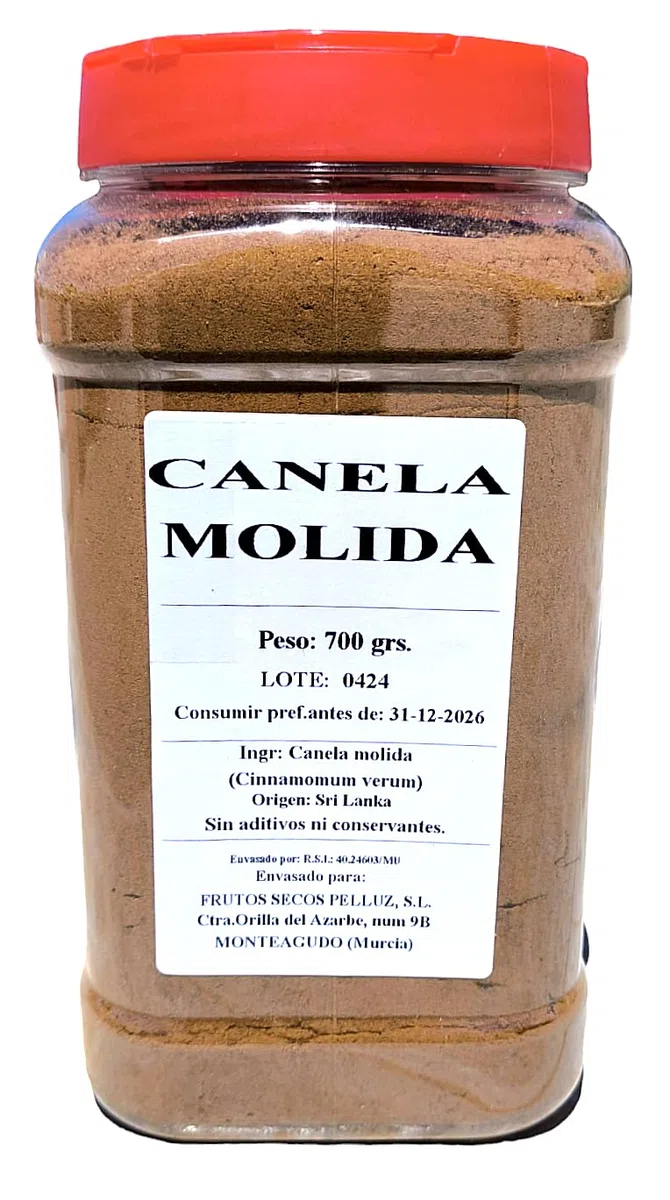 Canela molida 700 gr - canela en polvo - pelluz