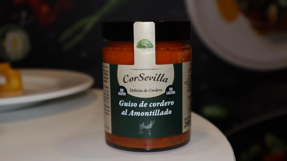 Corsevilla - Guiso Cordero Amontillado - Calidad Gourmet - Delicias de Cordero - Sin Gluten - Sin Lactosa - Listo para calentar y comer - 260g unidad aprox.
