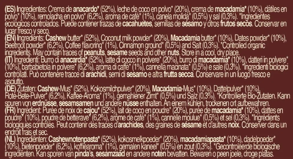 Crema Red Velvet BIO Natuvid (200g) | Mantequilla de Frutos Secos Orgánica | Vegana, Sin Gluten y Sin Lactosa | Ideal para Desayunos Energéticos y Repostería Saludable