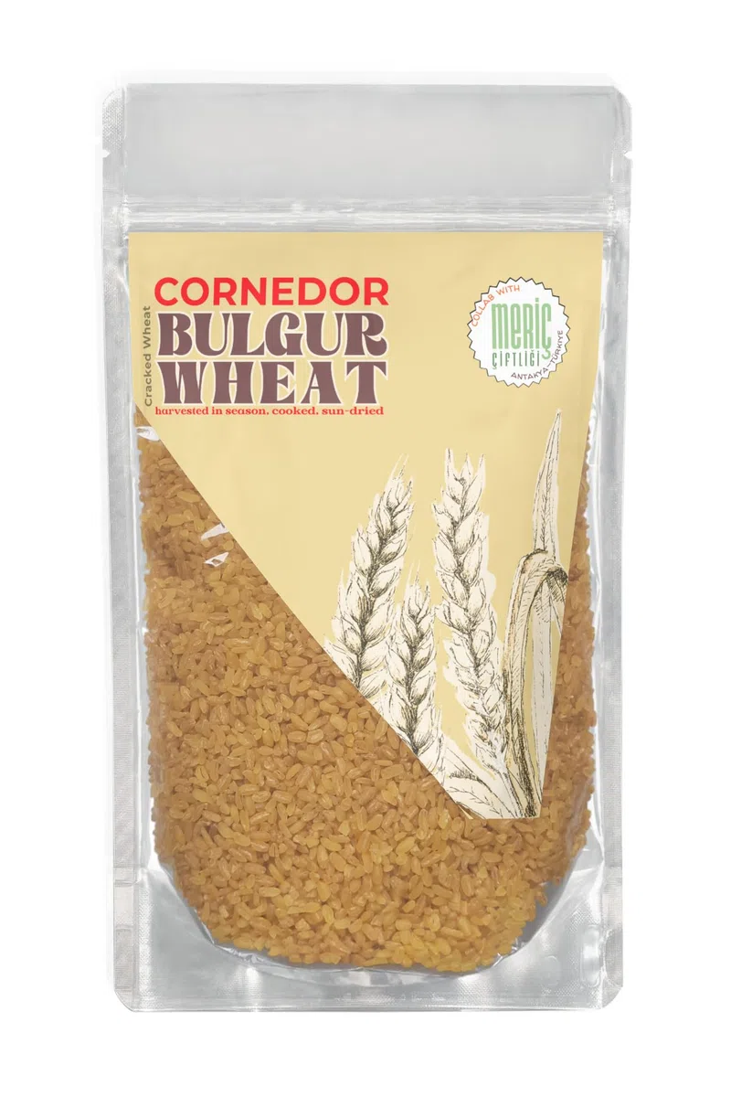 CORNEDOR - Trigo Bulgur -500 gramos | Trigo craqueado | Cosechado en temporada, cocido, secado al sol | Apto para veganos&vegetarianos