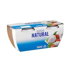Queso fresco Burgos natural Hacendado 2 tarrinas x 250 g Pack 2