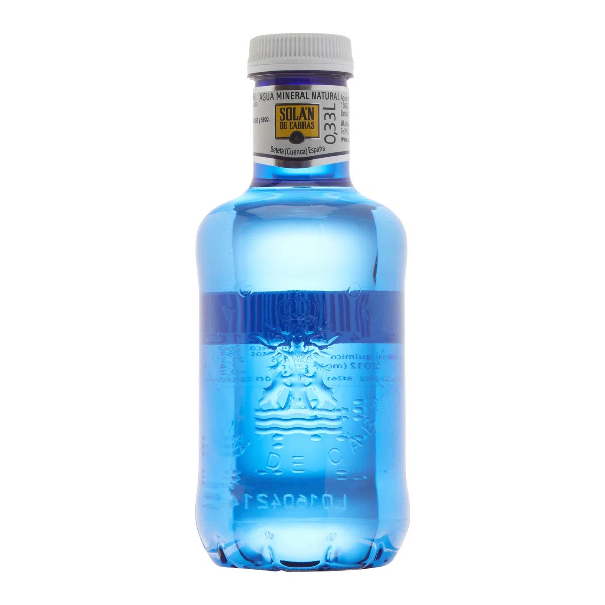 Solán De Cabras - Agua mineral natural - 0.33 l (Pack de 36)