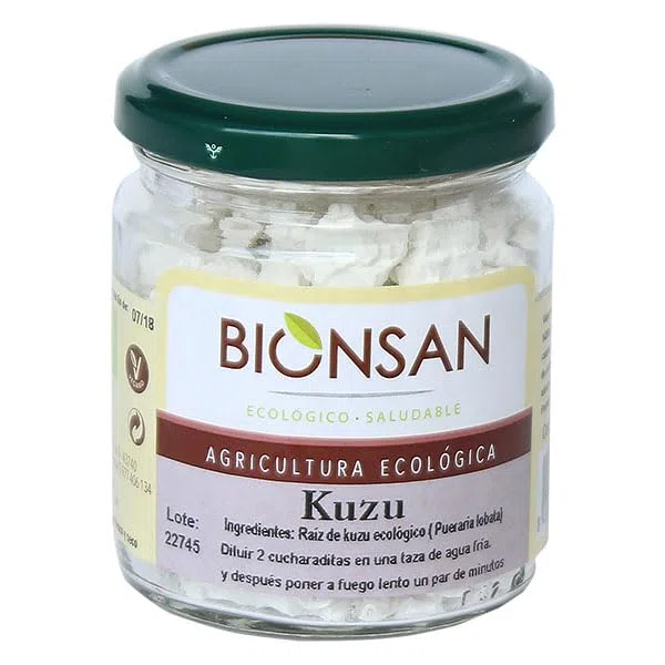Kuzú Bio 115g | Bionsan | Espesante Natural en Vidrio | Raíz Salvaje | Sin Gluten y Ecológico