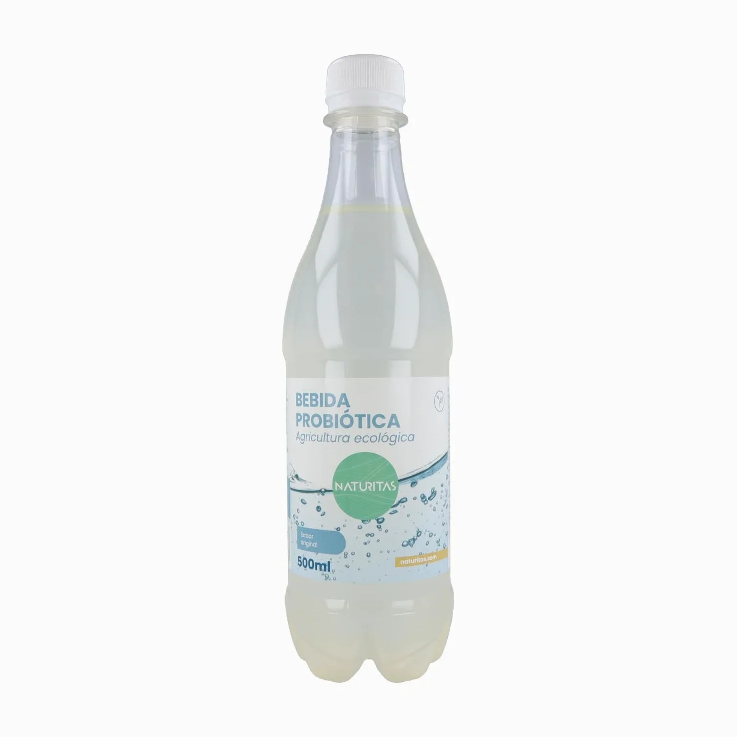 Bebida probiótica Bio | 500 ml | Naturitas Essentials | Kéfir vegetal Bio con limón | Con cultivos vivos probióticos | Bebidas