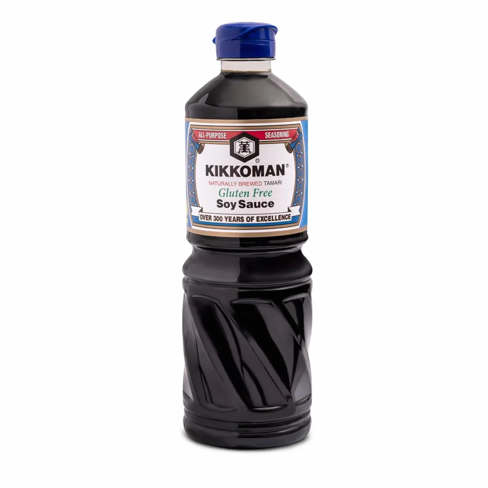 Salsa de soja Kikkoman sin gluten y Halal 1l