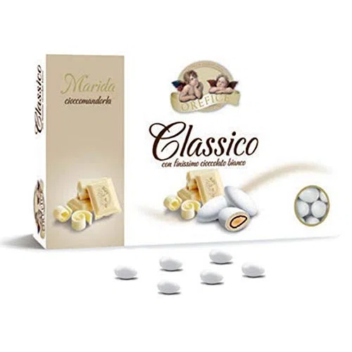 Peladillas de Almendras Chocolate Blanco - Libre de Gluten | 500gr | 90 unidades