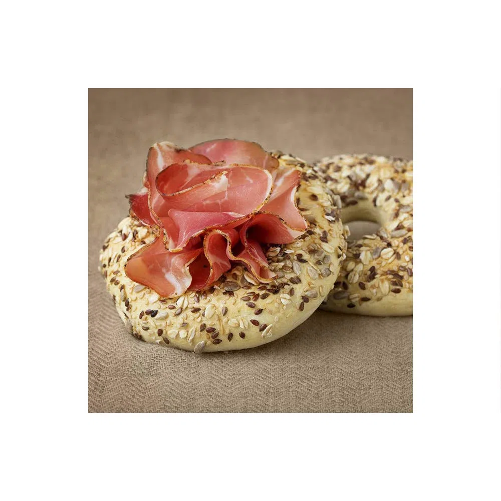 Speck ligeramente ahumado, tipico embutido italiano, Salumi Pasini, 250 gr