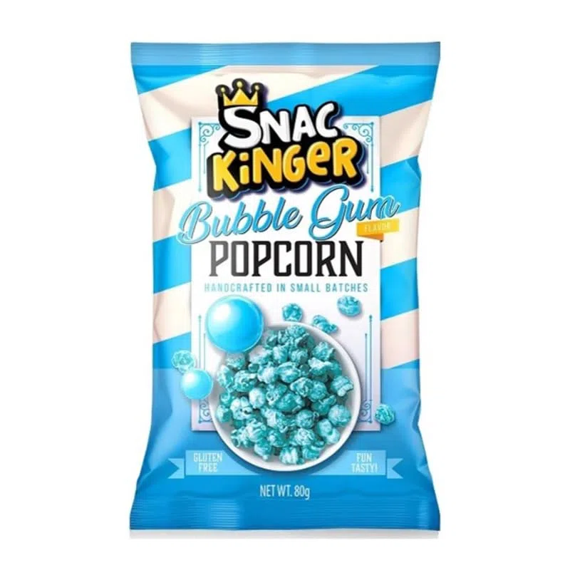 Palomitas Sabor Chicle - Pack Surtido 10 UNIDADES (5 AZUL + 5 ROSA) - Ideal Para Mesas Dulce con Temática: Comunión y Baby Shower