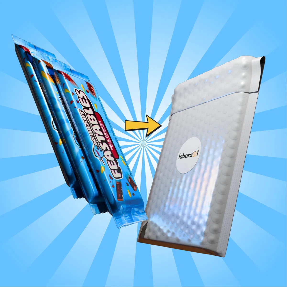Mr Beast Feastables - Milk Chocolate, Crunch, Almond