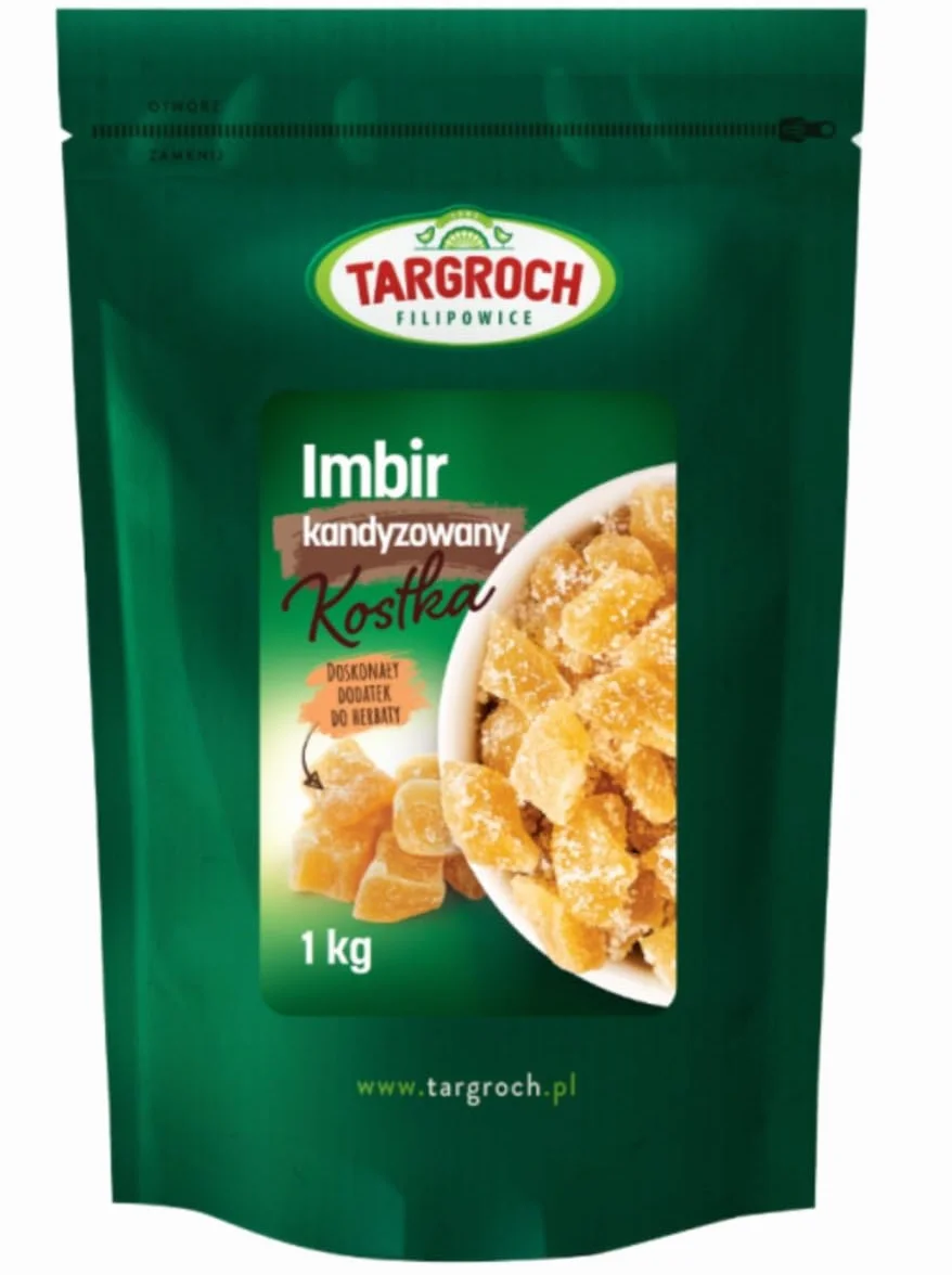 Jengibre confitado en cubo 1000g - Targroch