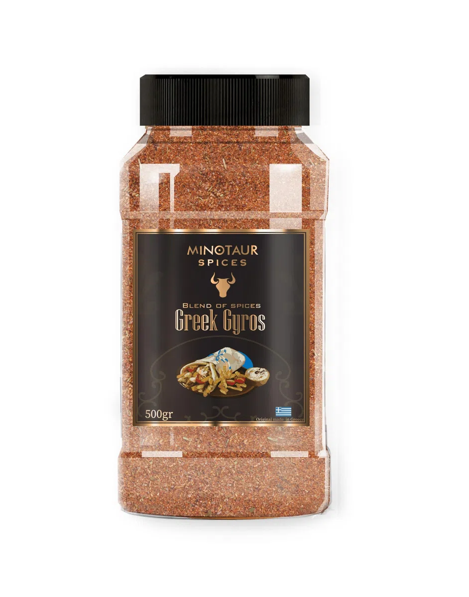 Minotaur Spices | Greek Gyros 500 g | Mezcla de especias para cerdo en lata
