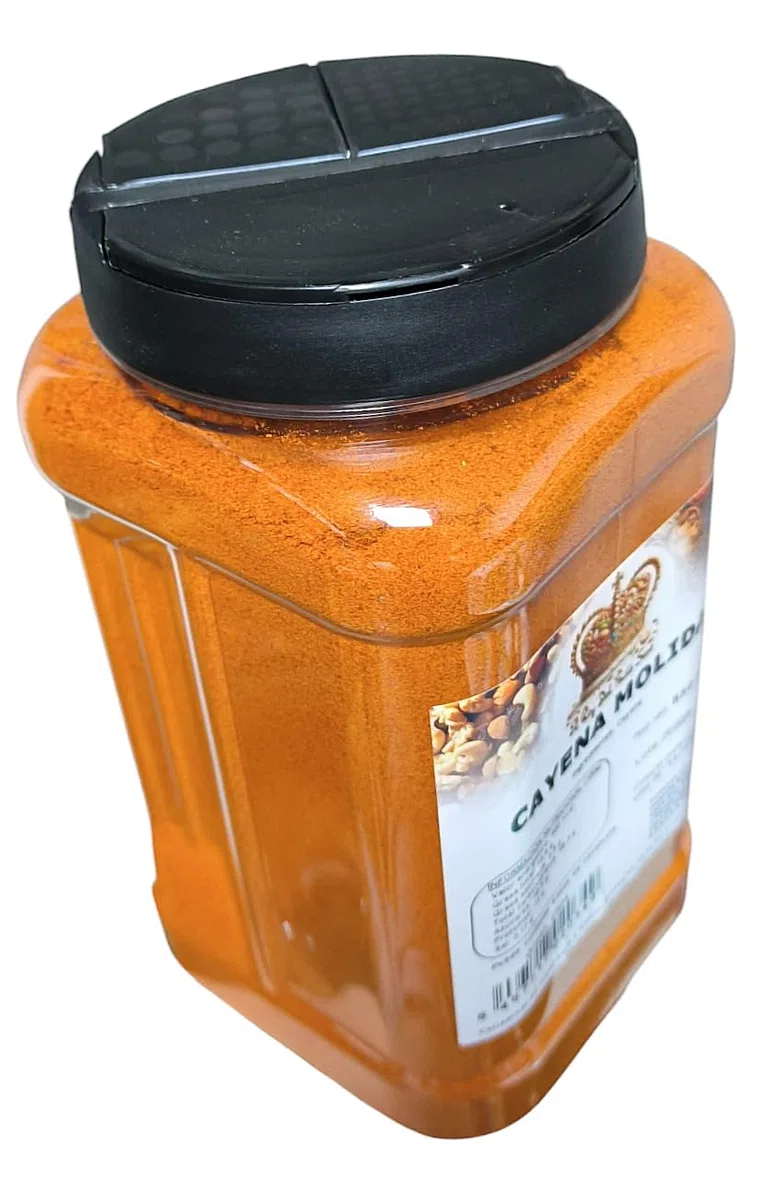 Cayena Molida 850 gr - Especias de Cayena para Dar Intensidad y Sabor a Tus Platos - El Rey del Fruto Seco