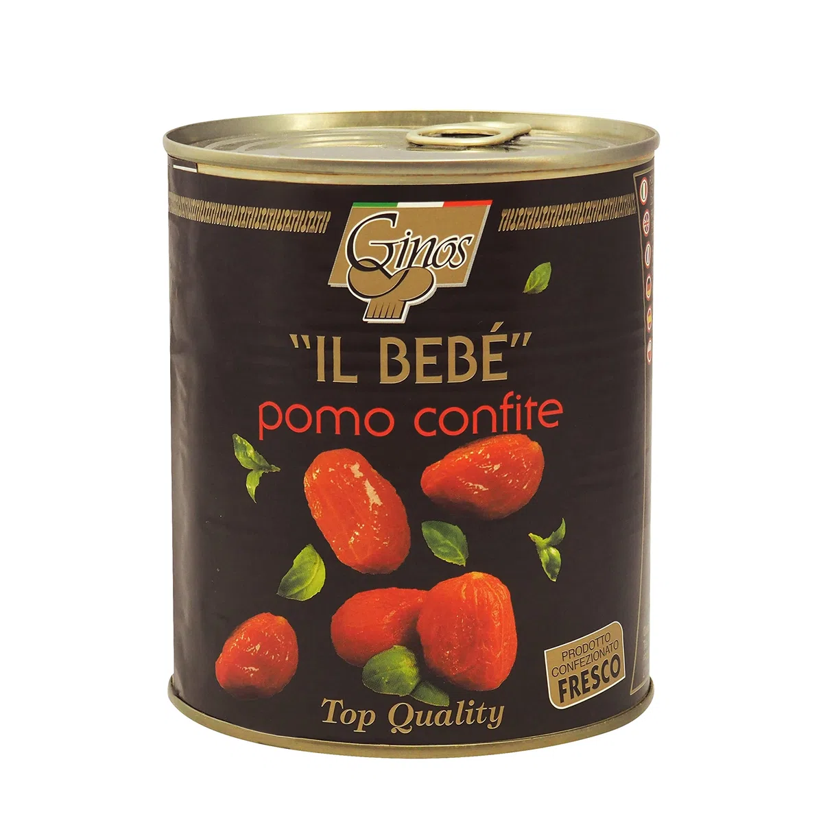 Tomates enteros semisecos gourmet "Il bebe" 45/55 un. por lata